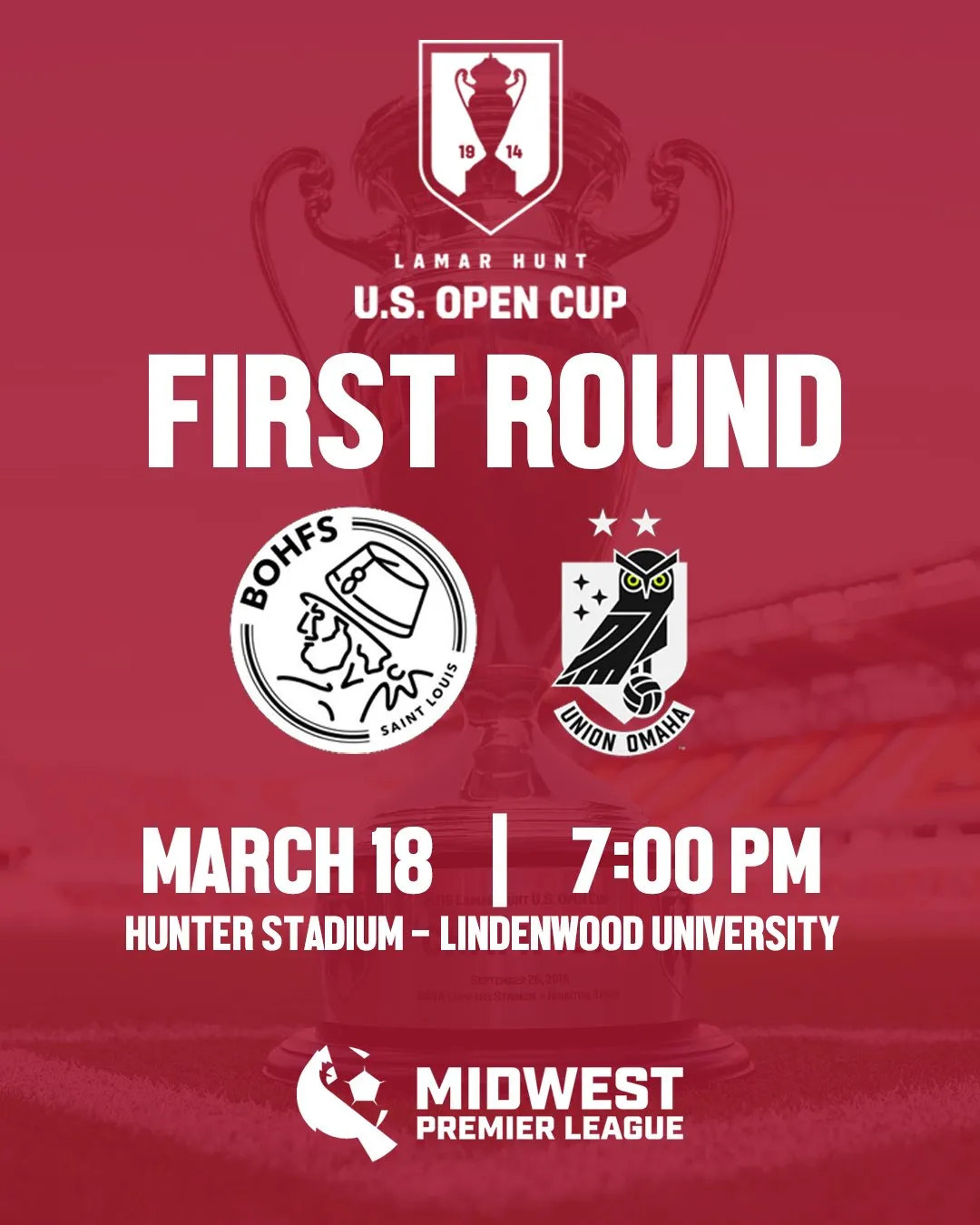 BOHFS to Host US Open Cup Match vs Union Omaha